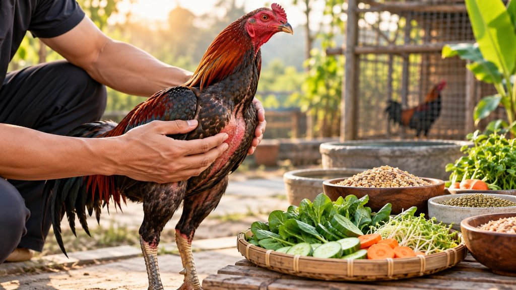 Gà chọi thừa cân nên ăn gì để giảm cân an toàn? 1 Gà chọi thừa cân nên ăn gì để giảm cân an toàn?