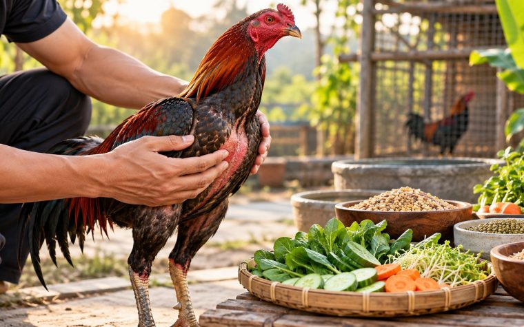 Gà chọi thừa cân nên ăn gì để giảm cân an toàn?