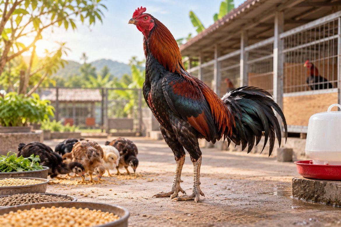 Cách nuôi gà chọi khỏe mạnh từ giống đến chăm sóc