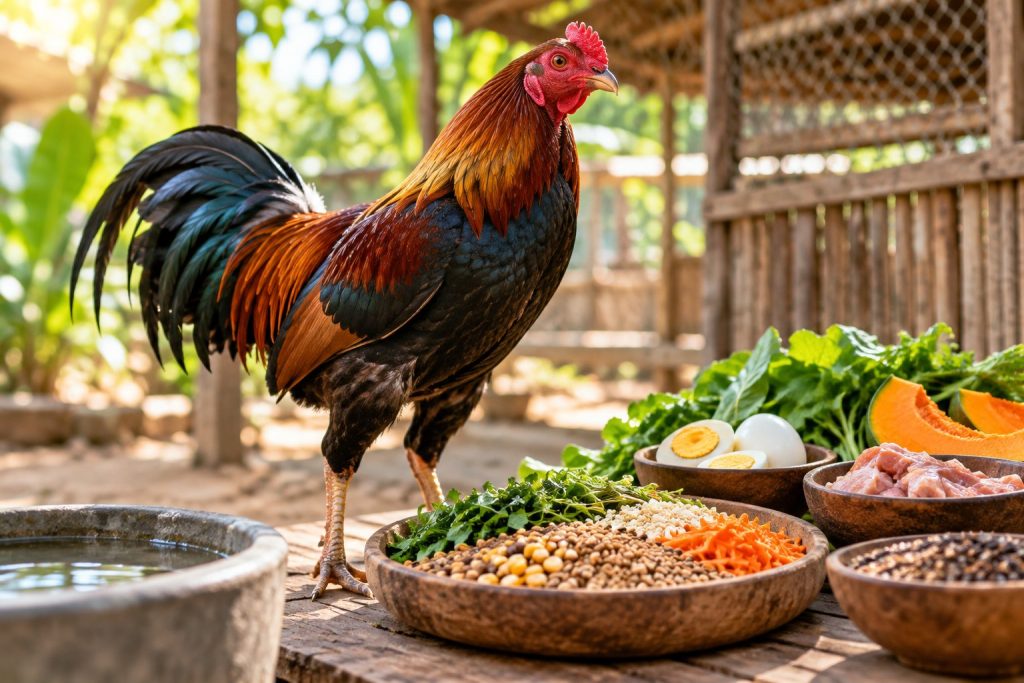 Thức ăn cho gà chọi sau bệnh: Phục hồi từng bước 1 Thức ăn cho gà chọi sau bệnh: Phục hồi từng bước