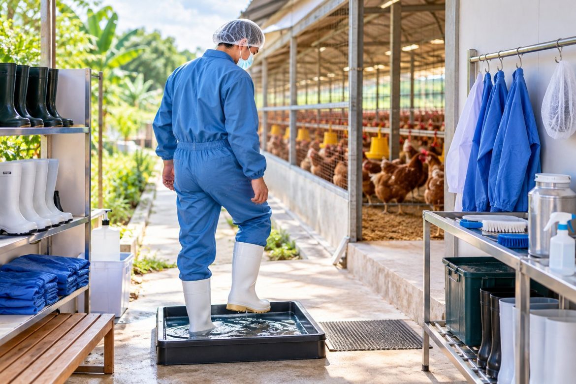 Kiểm soát ra vào chuồng gà: checklist dễ áp dụng
