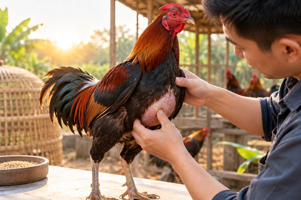 Diều gà không tiêu qua đêm: kiểm tra và xử lý 1 Diều gà không tiêu qua đêm: kiểm tra và xử lý