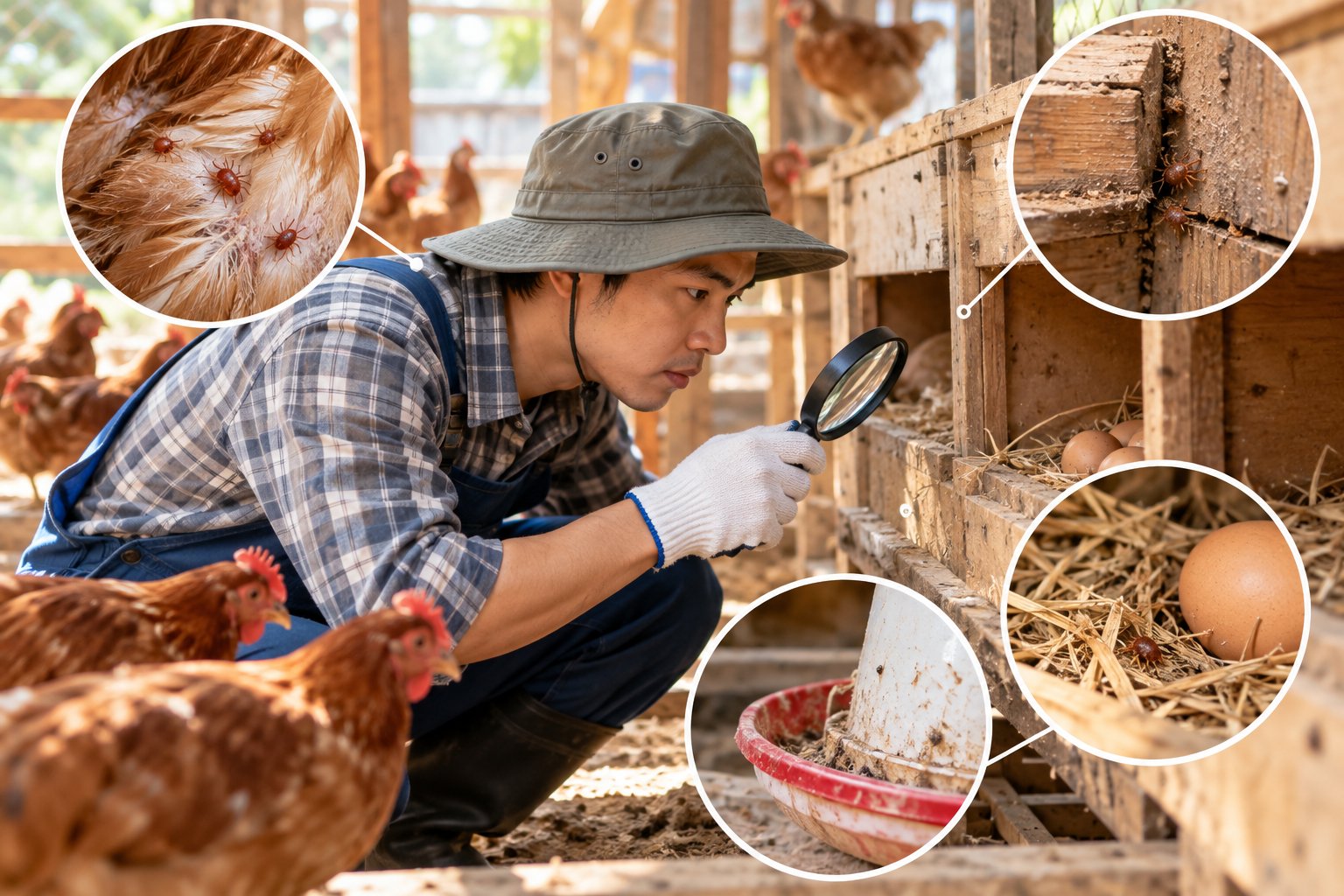 Ảnh minh hoạ: Cách diệt mạt gà trong chuồng an toàn, đúng cách