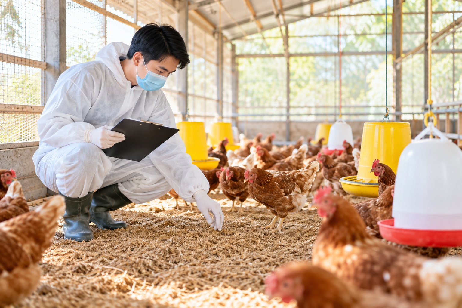 Ảnh minh hoạ: Gà khò khè chảy mũi: Cách theo dõi và cách ly