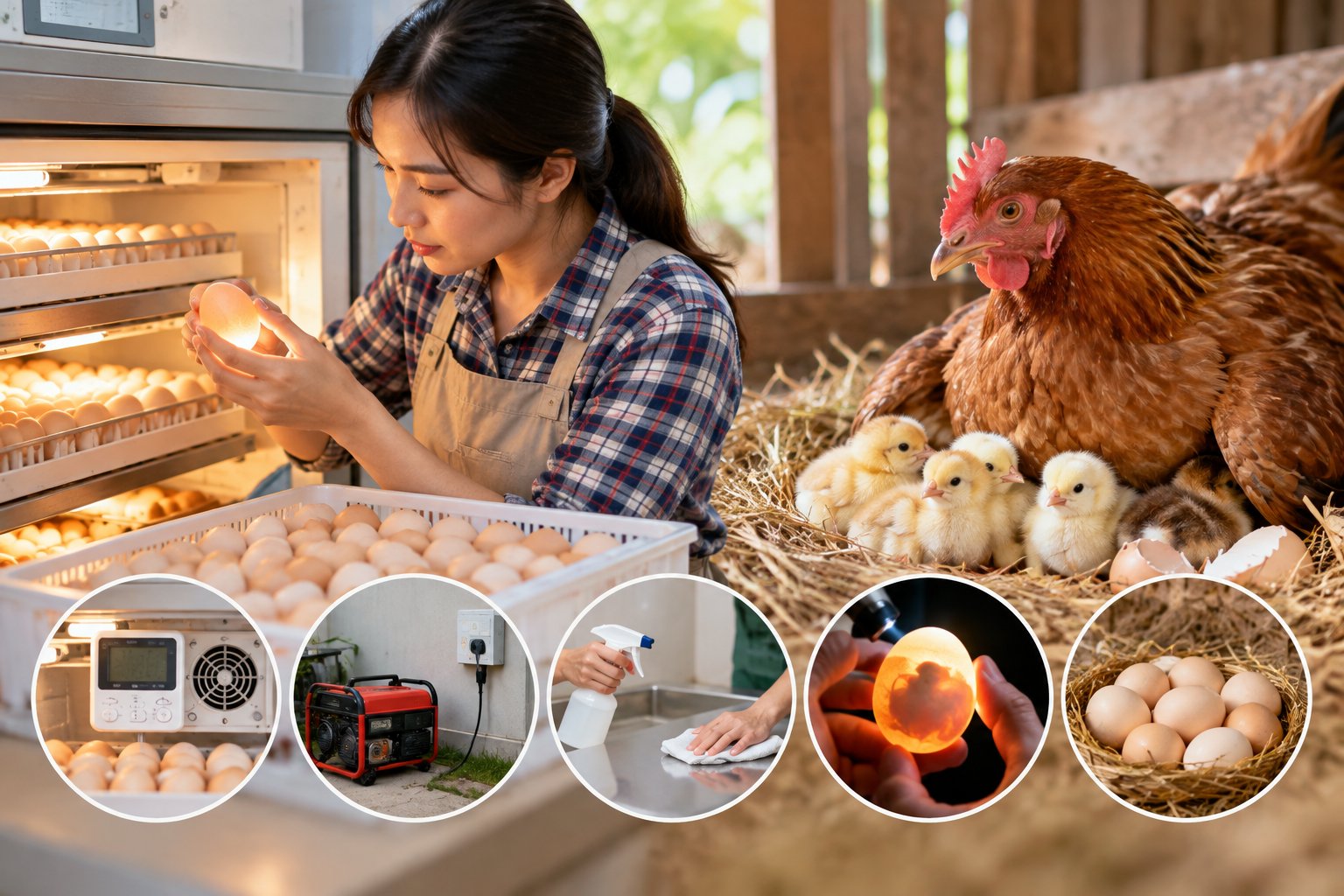 Ấp trứng gà bằng máy hay gà mẹ: Chọn cách nào? 7 Ảnh minh hoạ: Ấp trứng gà bằng máy hay gà mẹ: Chọn cách nào?
