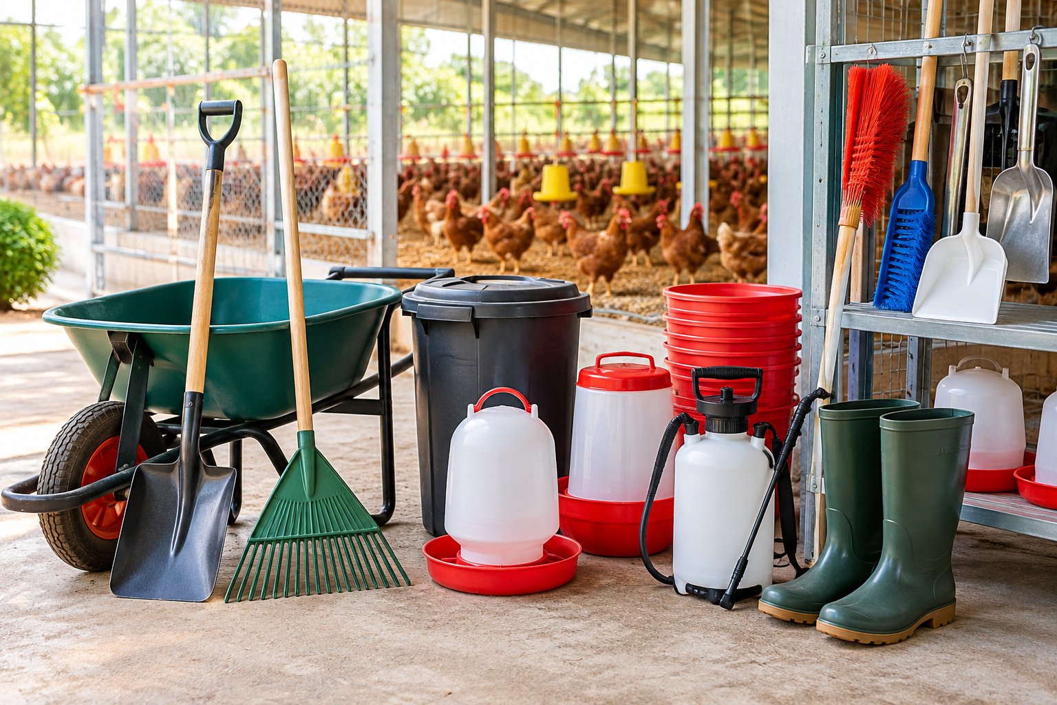 Ảnh minh hoạ: Kiểm soát ra vào chuồng gà: checklist dễ áp dụng