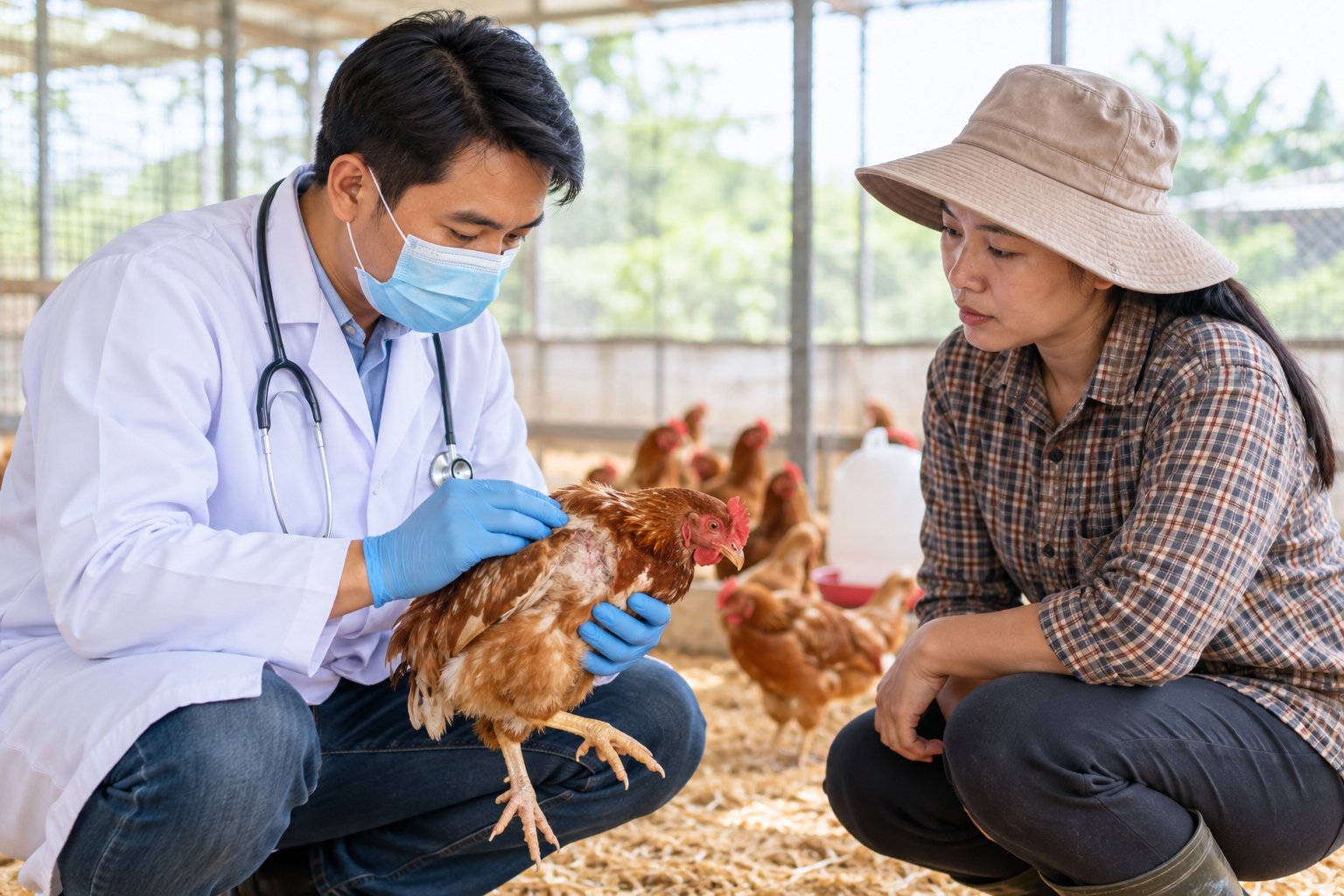 Ảnh minh hoạ: Cách ly gà bệnh: Bố trí ô và quy trình chăm sóc