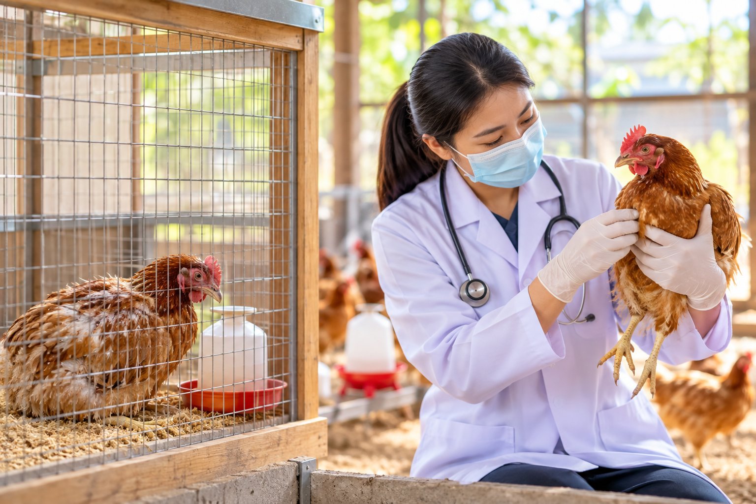 Ảnh minh hoạ: Cách đổi thức ăn cho gà an toàn, dễ theo dõi