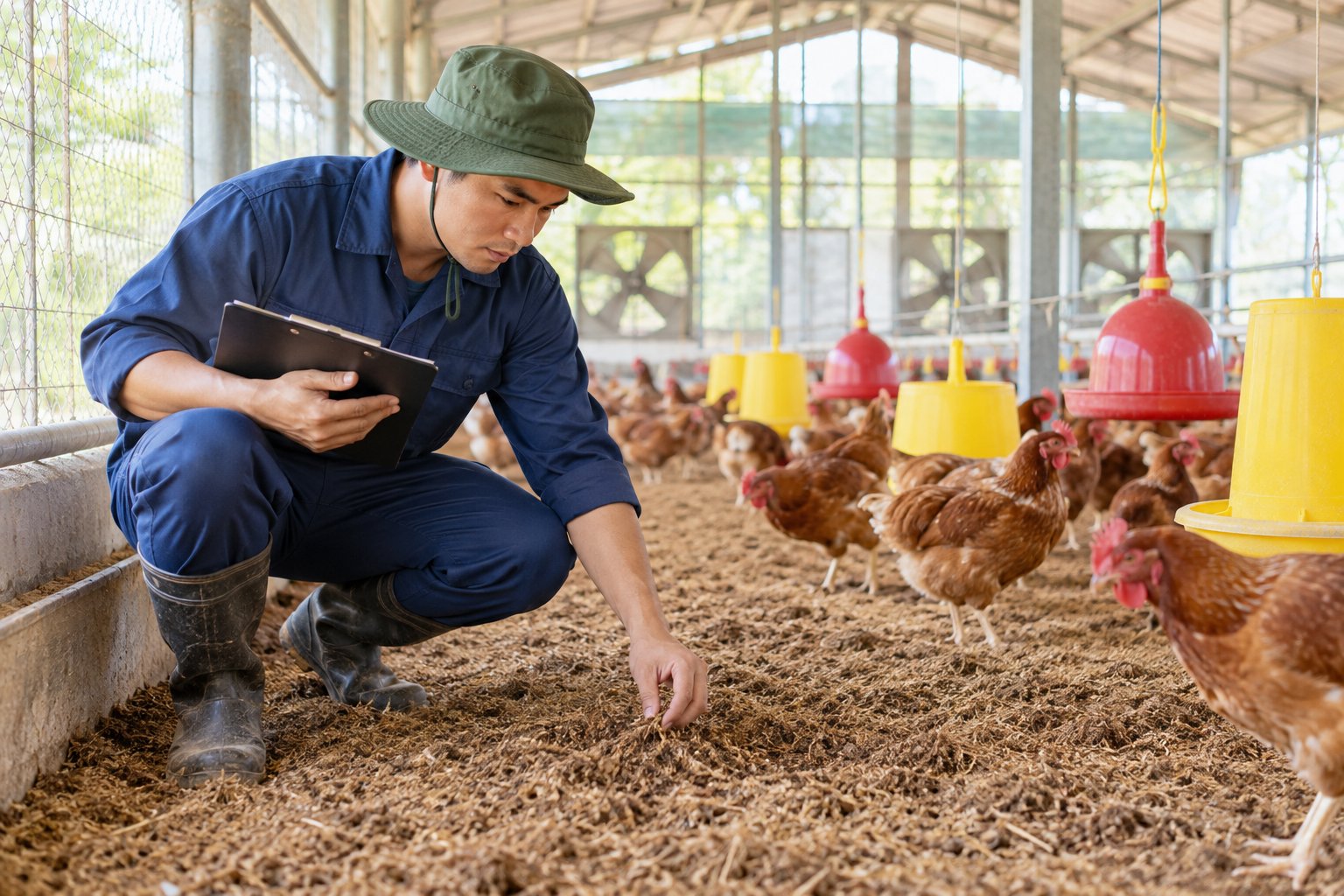Ảnh minh hoạ: Chuồng gà có mùi khai: nguyên nhân và cách xử lý