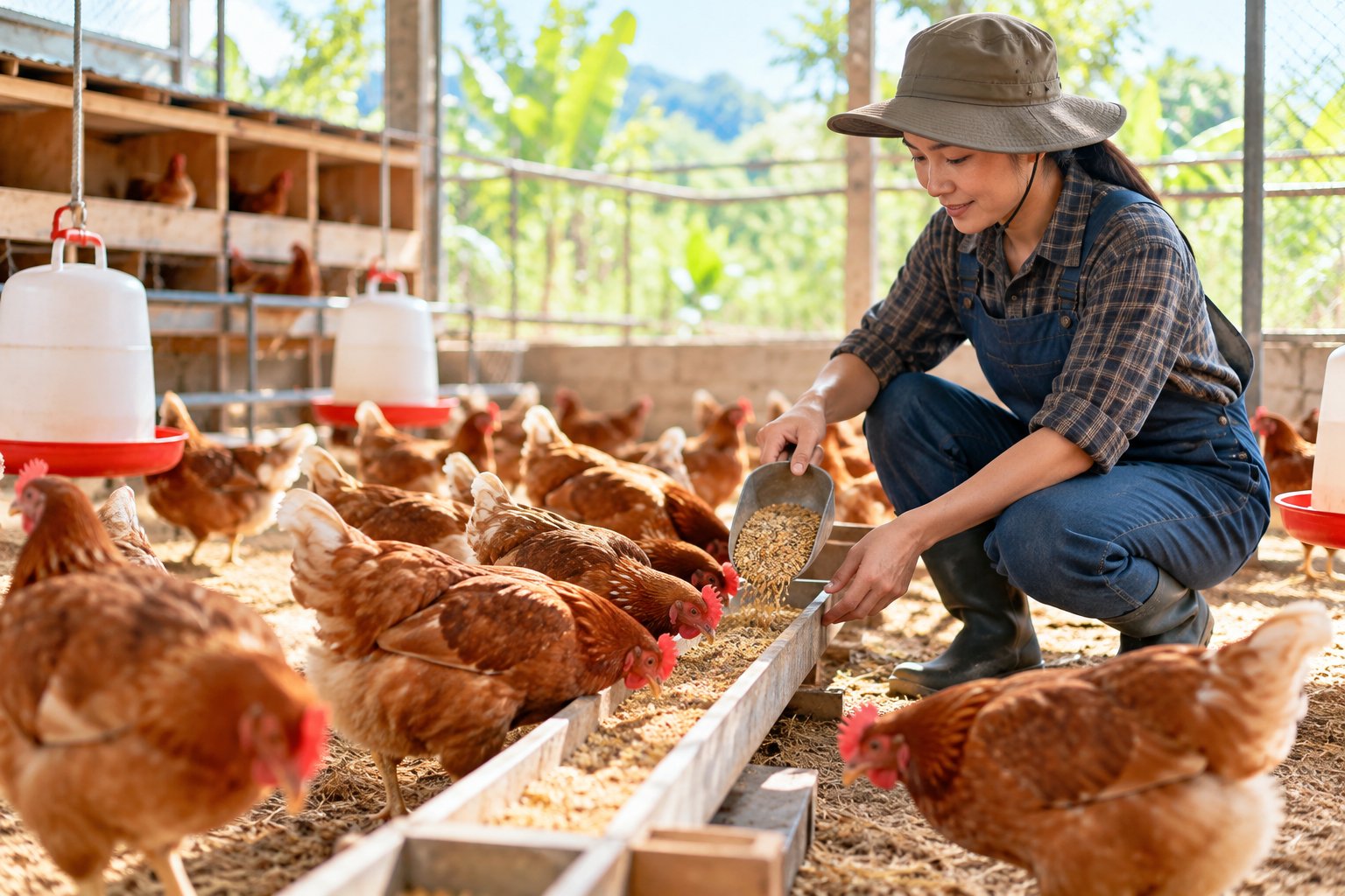Ảnh minh hoạ: Dấu hiệu gà bị giun: Khi nào cần xét nghiệm phân?