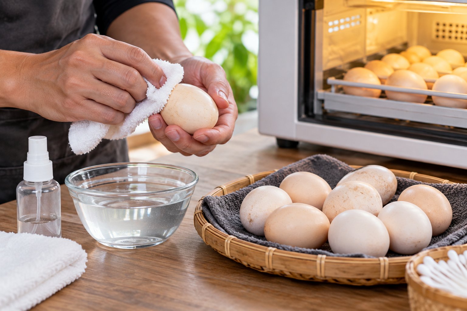 Ảnh minh hoạ: Cách chọn trứng gà chọi để ấp đúng tiêu chí