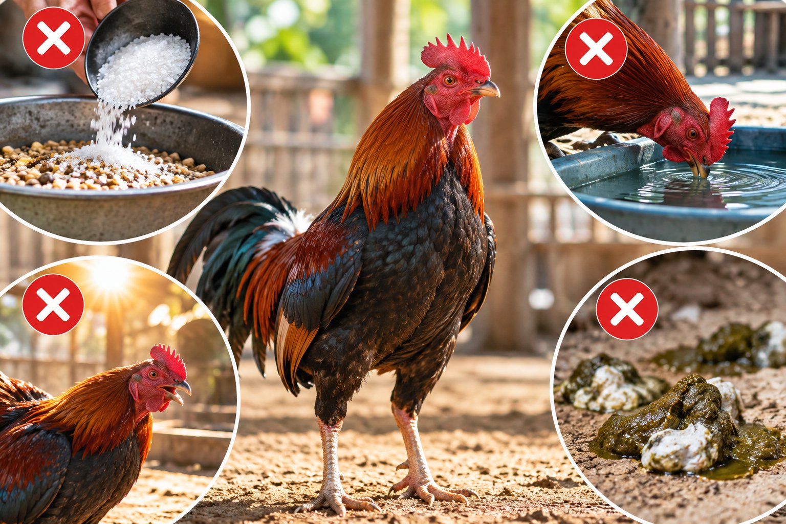 Gà chọi uống nhiều nước: nguyên nhân và cách theo dõi 4 Ảnh minh hoạ: Gà chọi uống nhiều nước: nguyên nhân và cách theo dõi